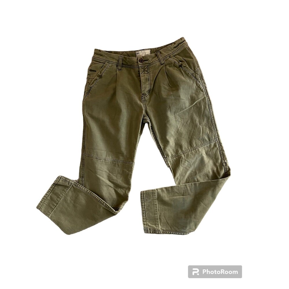 Free People Women’s Low Rise Green Jeans‎ Pants Size 26